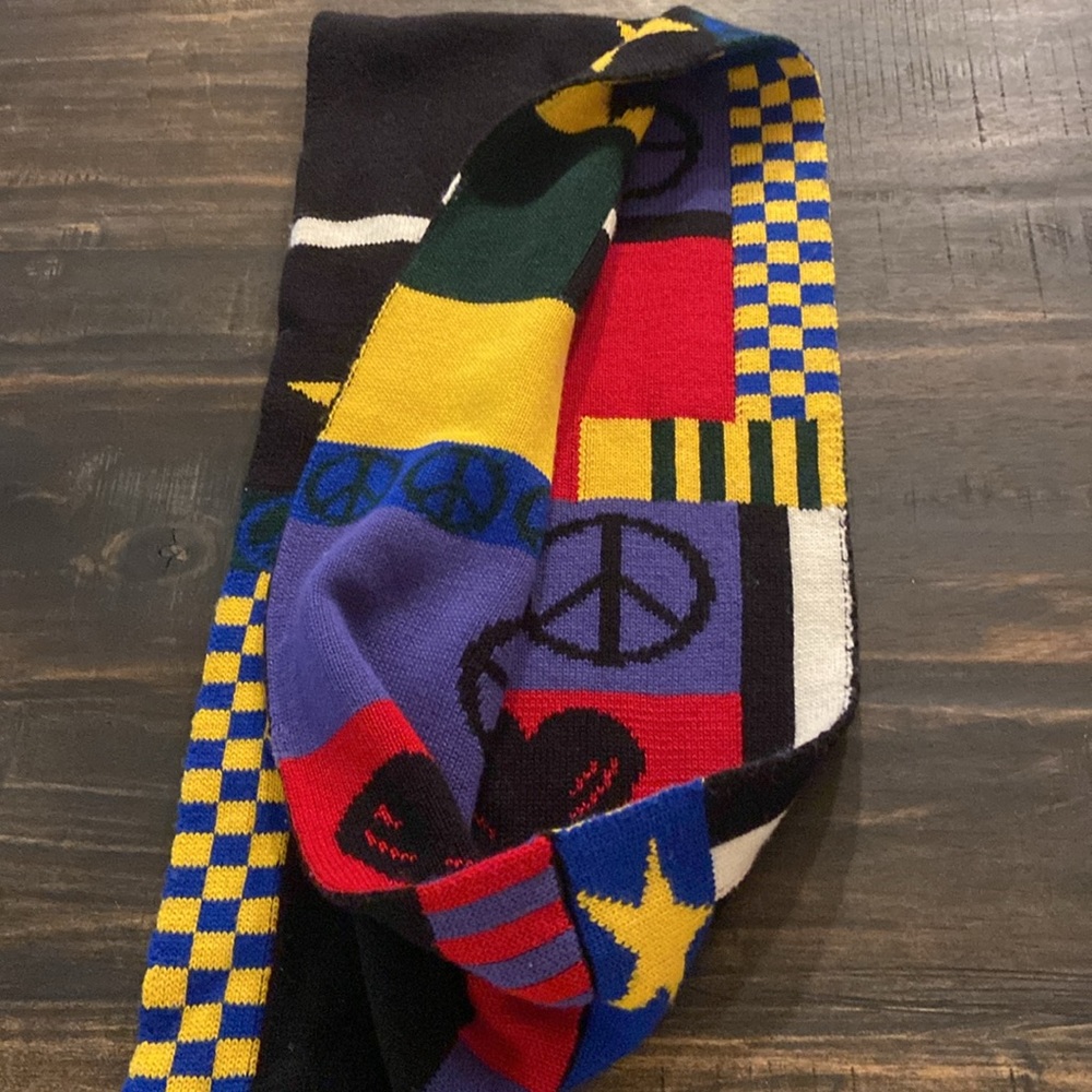 Love Moschino Milano Couture Long Wool Scarf- EUC - Picture 4 of 8